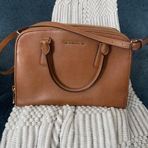 Michael Kors | Brown Double Zip Satchel